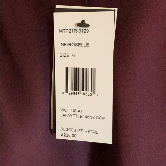 Lafayette reversible silky sleeveless top sz 6 NWT - Picture 3 of 3